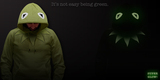 it's not easy being green.