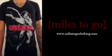 miles to go - black angel v neck