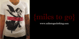 miles to go - white angel v neck