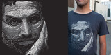 his steveness steve jobs word art tee