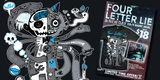 Four Letter Lie and Wotto tee Promo