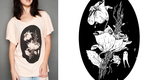 blood is the new black- cameo tee