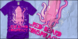 Iron Tee Off- Pink Squid