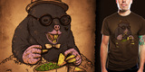A Mole, with a mole, eating chips and Guacamole!