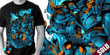 king kong vs octopus (SOLD)