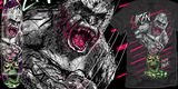 SIREN Skateboards: Thrashed Series-GORILLA/Sasquatch ;P
