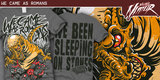 WE CAME AS ROMANS - sleeping on stones