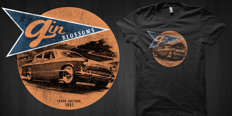 gin blossoms t shirt