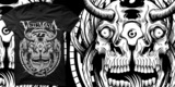 two faces skull
