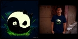 Two sleeping pandas