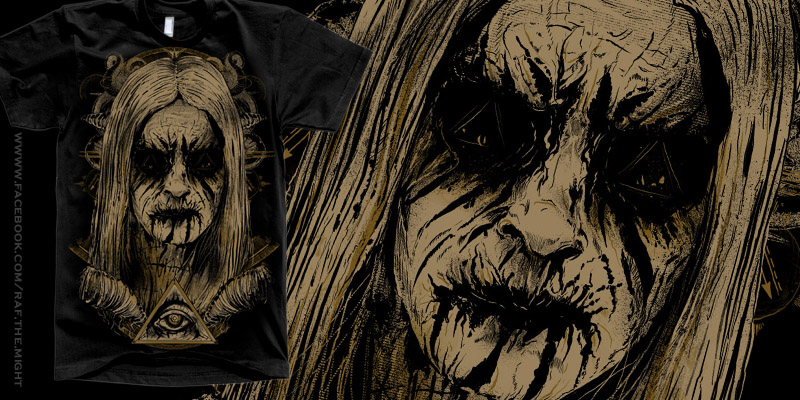black metal t shirt design by raf the might mintees black metal t shirt design by raf the might mintees
