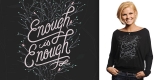 Anti Domestic Abuse Tee - Enough is Enough - girls