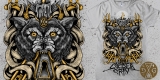 Wolf Casket