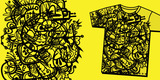 so many doodles, so many all over print t-shirts but i love them both just the same