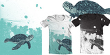 Sea Foam Sea Turtle