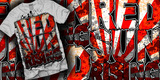 Red Sun Rising - Type Tee